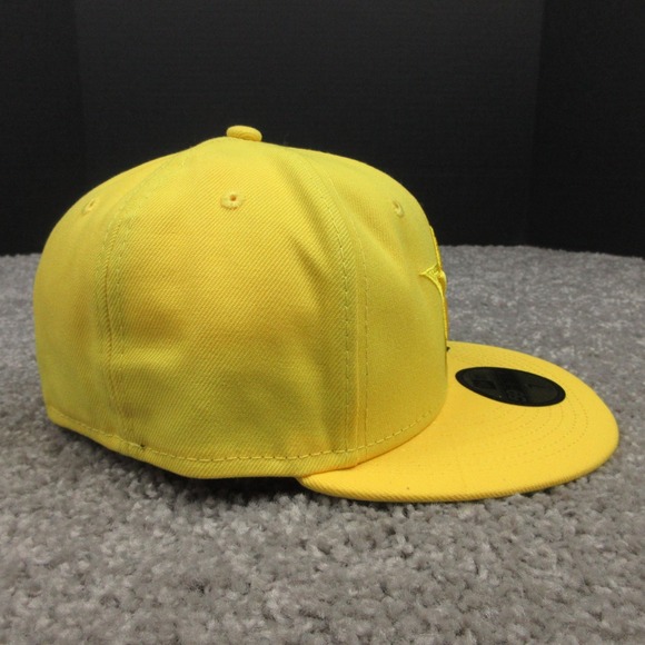 Dallas Cowboys Hat Cap Mens Fitted 7 Yellow New Era 59 Fifty NFL Football - Picture 5 of 9